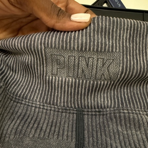 PINK ACTIVE / Ribbed Joggers/ Leggings Size M - Picture 5 of 6